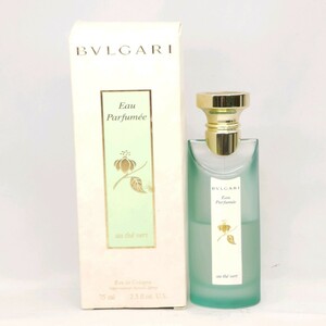 B 97 × 【 75ml 】 BVLGARI Eau Parfumee au the vert ブルガリ オー パフュメ オーザ ヴァート EDC オーデコロン SP スプレー 香水