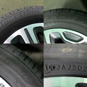 2021年タイヤ MR41Sハスラー Xターボ純正 165/60R15インチ 4.5j(+45)PCD100 4穴 アルミホイール スズキの画像3