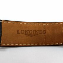 LONGINES ロンジン デイト L4.720.2 ラウンド ゴールド文字盤 純正ベルト クォーツ メンズ 腕時計_画像8