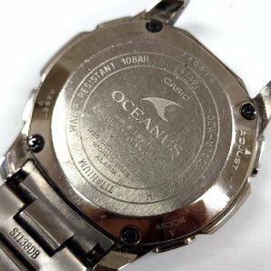 CASIO カシオ OCEANUS オシアナス OCW-M7000 チタン 電波ソーラー 稼動品 メンズ 腕時計の画像3