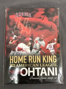 未開封 大谷翔平 OHTANI Shohei 2023 home run king アメリカン リーグ ホームラン王 獲得記念 プレミアムフレーム 切手 セット