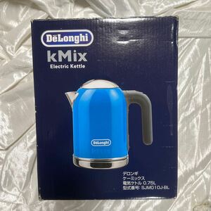 新品 未使用 デロンギ 電気ケトル ケーミックス SJM010J-BL　DeLonghi kMix ブルー 電気ポット 