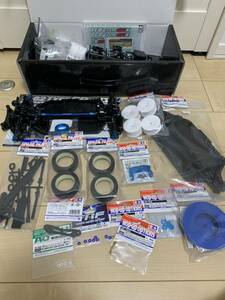 【1円スタート！！！】タミヤ ＴＴ‐０２ ＴＹＰＥ‐ＳＲＸ未走行 未開封パーツ付き6000円分　TAMIYA ラジコン パーツ類 