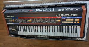 Roland JUNO-60 ヴィンテージシンセサイザー　極上美品　ハードケース付　再出品