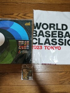 激レア! 1円スタート! 即決5000円! 国内未販売 WBC2023公式プログラム フェイスタオル 優勝記念キーホルダー 3点セット WBC 大谷翔平 MVP