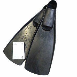 大人気ロングフィン GULL ワープフィン フルフット ブラック サイズL（素足27-28cm）の画像1