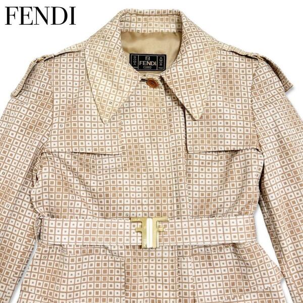 FENDI フェンディ コットン100% ジャケット コート イタリア製 ジャケット 春