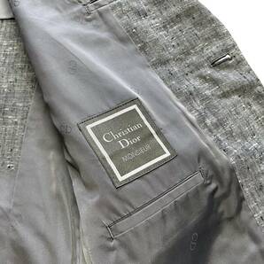 Christian Dior MONSIEUR 麻混 2B テーラードジャケット サイズAB-5の画像5