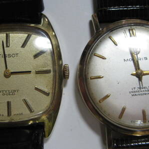 TISSOT 14K MOERIS 18K 手巻き 2個セットの画像1