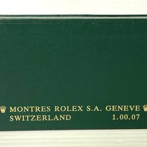 ★☆⑦レア 純正 ROLEX ロレックス アンティーク 腕時計ケース 外箱シール有 6694 グリーン 緑 箱 BOX 腕時計ケース 箱付き☆★の画像8