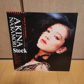 中森明菜 stock LP 帯付☆美品☆