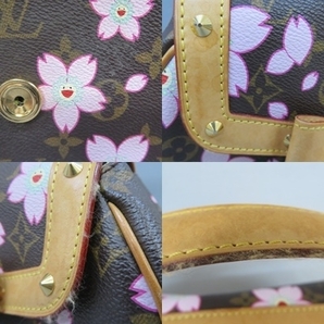 H631★LOUIS VUITTON ルイ・ヴィトン モノグラムチェリーブロッサム サック レトロPMCA0033 4/1★Aの画像7