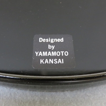 E151★カンサイヤマモト　山本寛斎　丸盆　蝶花　未使用　茶道具　漆器　4/5★A_画像6