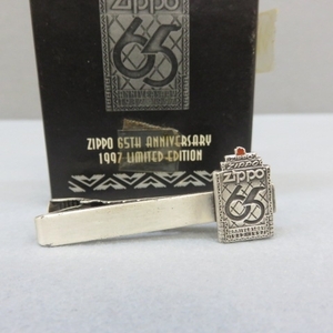 D931★ZIPPO ジッポ　65周年記念ネクタイピン　4/16★A