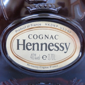 1A12★Hennessy ヘネシー XO 金キャップ クリアボトル 700ml 4/29★Aの画像2