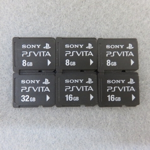 C333★SONY PS Vita　メモリーカード 8GB/16GB/32GB　計6枚 動作未確認 4/29★F