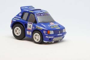 自作ミニカー PEUGEOT 205 T16 WRC プジョー205 T16 1985 ツールドコルス レジンボディー完成品