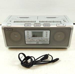 【L611】★中古・動作確認済み★SONY CDラジカセ CFD-W78 ソニー 2012年 RADIO CASSETTE-CORDER ラジオ カセットテープ カセットデッキ