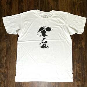 【２XL】JOE KAWS×PEANUTS・SNOOPY・ジョーカウズ・Tシャツ・白