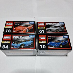 新品未開封　トミカプレミアム4台セット　RX7RE雨宮仕様等