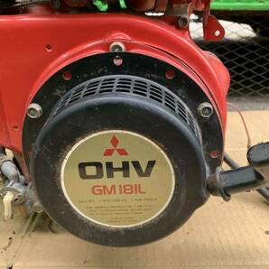 三菱ガソリンエンジン GM181L MITSUBISHI発動機 gm181 I OHV 農機具 農業機械 中古品 動作OKの画像2