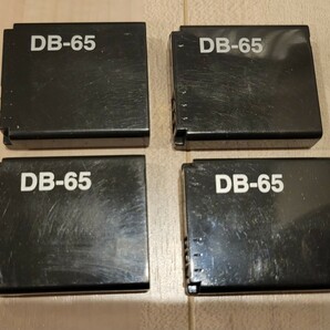 【純正品】RICOH リチャージャブルバッテリー DB-65 4個セットの画像1
