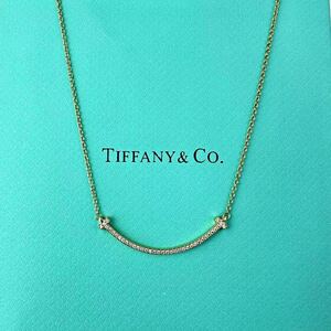 大人気★極美品★試着品★TIFFANY & Co.ティファニーT スマイル ネックレス #9440610 