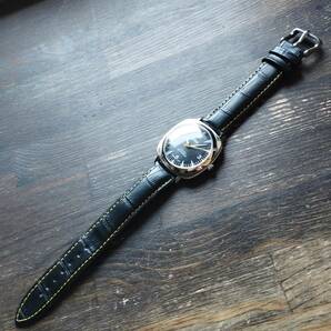 ●希少！●オリス■ORIS 手巻き機械式1980年代ヴィンテージメンズ腕時計アンティーク即納 男性人気ブランド0414bの画像5