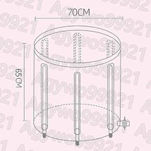 折り畳み浴槽 大人の子供SPA ポータブルバスタブ お風呂の浴槽 キャンプに 持ち運び浴槽 ビニールプール家庭用 バスタブ 70*65cm_画像7