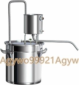 蒸留器 浄水ポット 蒸留水 ハーブ蒸留器 ヒバ 精油 純露 蒸留水器 キッチンアルコール 50l 発酵器 缶ストーブに適しています（50L）