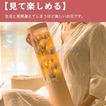 バラの花束 花 おしゃれ 誕生日 記念日 プレゼント 女性 ギフトお祝い 結婚祝い 退職祝い 内蔵ランプ列 母の日 2023 早割 女性 60代 70代_画像4