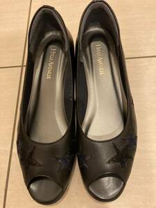 * Hill z avenue / Hills Avenue / open toe pumps / shoes heel / comfort pumps / black / 24