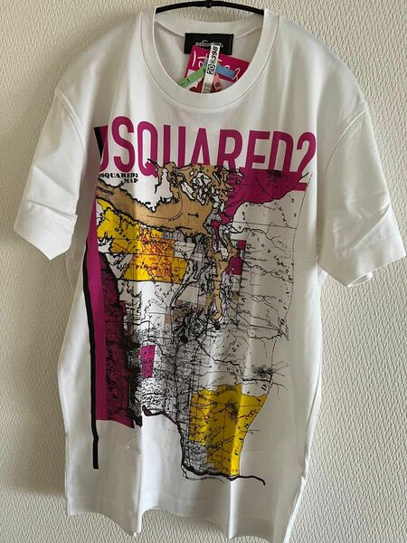 DSQUARED2 ディースク ■ プリント Tシャツ M