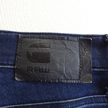 即決★ 送料無★ G-STAR RAW　REVEND　W88cm　強ストレッチ　スーパースリムデニム　濃紺　Sz.34　H176_画像4