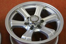 ★☆ Weds KEELER キーラー ★☆ 17×7.5J +23 PCD139.7/6H 4本 センターキャップ付き ランクルプラド ハイラックス ★店頭受け取り対応_画像3