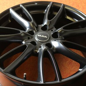 ★☆ MAK マットブラック系色 程度良です！★☆ 18×7.5J +51 PCD112/5H 4本 BMW MINI ミニ クロスオーバー F60 ★迅速発送 店頭受け取り可の画像2