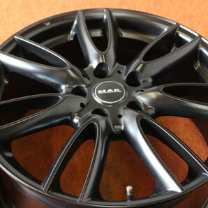 ★☆ MAK マットブラック系色 程度良です！★☆ 18×7.5J +51 PCD112/5H 4本 BMW MINI ミニ クロスオーバー F60 ★迅速発送 店頭受け取り可の画像3