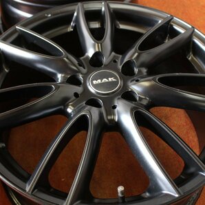 ★☆ MAK マットブラック系色 程度良です！★☆ 18×7.5J +51 PCD112/5H 4本 BMW MINI ミニ クロスオーバー F60 ★迅速発送 店頭受け取り可の画像5