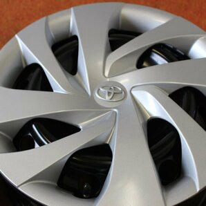 ★☆ 新車外し 美品 トヨタ純正スチールホイール カバー付き 4本 ヤリス ★☆ 14×5.5J PCD100/4H ★迅速発送 店頭受け取り対応 長野県の画像3