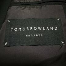 TOMORROWLAND トゥモローランド 2B テーラードジャケット ブラック メンズ サイズ44 Sサイズ相当_画像7