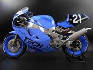 【制作代行】フジミ製 1/12 YAMAHA YZF750 TECH21 1987年鈴鹿8耐仕様 塗装済み完成品