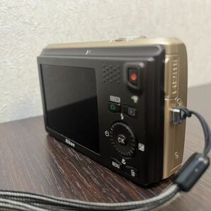 1円〜！Nikon COOLPIX ニコン コンパクトデジタルカメラ クールピクス S6300 ゴールド 通電及び動作確認済み 付属品付き 箱付きの画像5