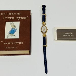 1円〜！腕時計 PETER RABBIT ネイビー THE TALE OF PETER RABBIT 箱付の画像1