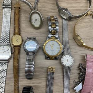 1円から！超大量！ 腕時計SEIKO EXCELINE CASIOなど稼働不稼働品34個おまとめ！の画像6