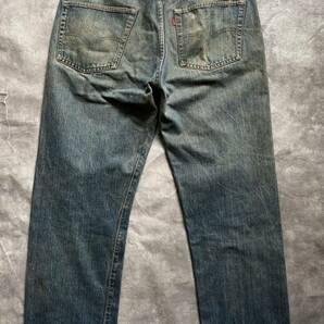 60-70's LEVI'S 501 66 BIGE（ビッグE）ズレカン神サイズW86cmVintageヴィンテージビンテージオリジナル赤耳66前期後期タイプWネームxxの画像3