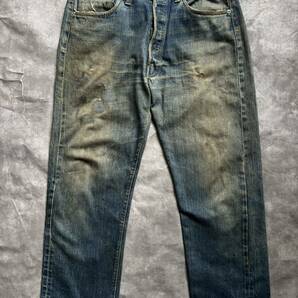 60-70's LEVI'S 501 66 BIGE（ビッグE）ズレカン神サイズW86cmVintageヴィンテージビンテージオリジナル赤耳66前期後期タイプWネームxxの画像1