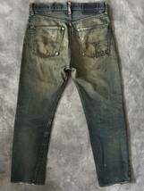 60s LEVI'S 501 BIGE（ビッグE）ズレカン激レア均等V神サイズVintageヴィンテージビンテージオリジナル赤耳66前期後期タイプWネームxx_画像3