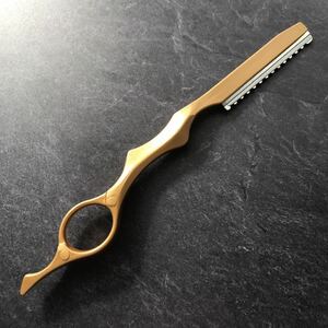 【新品】ALLステンレスレザー Hair Cut Razor【6.0inch】 シザー/美容師/ハサミ/人気/安い/プロ用/トリミングシザー/理容師/すきばさみ