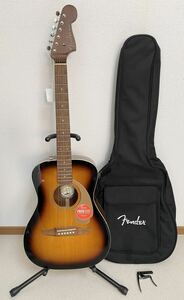 SOY735★中古★Fender フェンダー★MALIBU★マリブプレイヤー★エレアコギター★ソフトケース付き★引取り可能