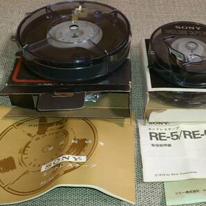 SONY オープンリールテープレコーダ用のエンドレステープカセット RE-5 RE-3A（接続動作未確認 ジャンク品）の画像4